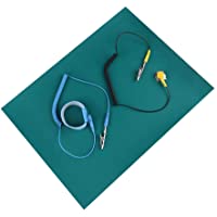 Pulsera Antiestatica con Alfombrilla Antiestática- Pinza de Cocodrilo y Protección Contra Descargas Electrostáticas de…